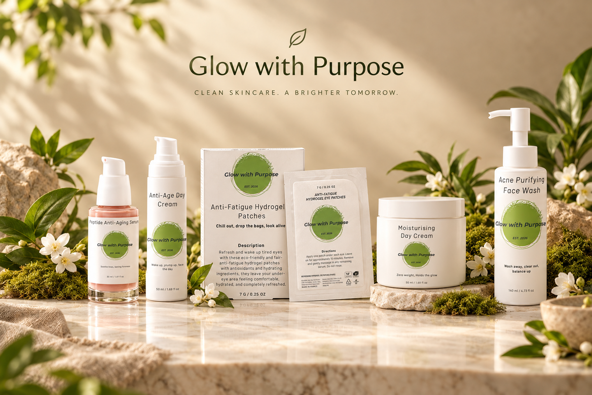Glow with Purpose Multi-Product Hero Banner