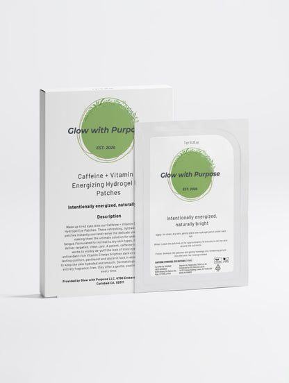 Caffeine + Vitamin C Energizing Hydrogel Eye Patches (7 Pcs)